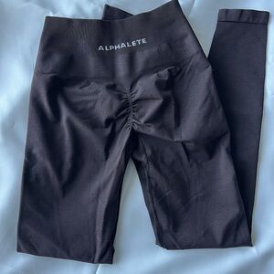 Alphalete leggings chocolate brown